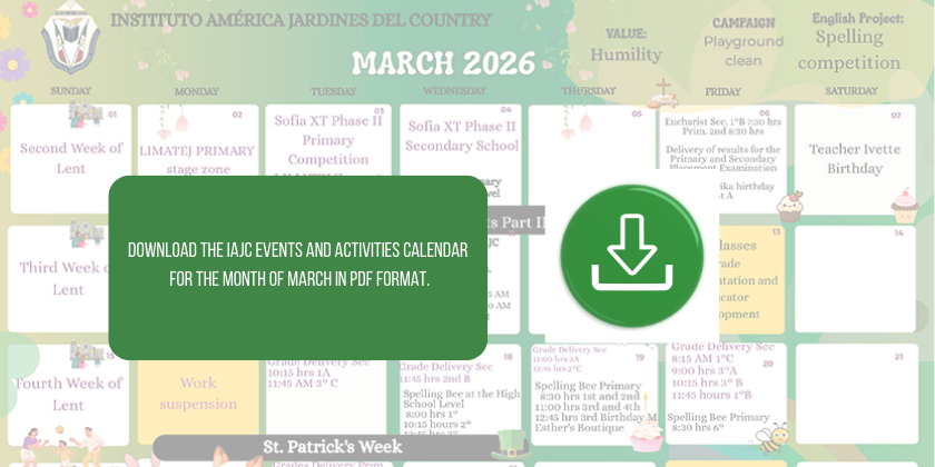 Calendario de eventos y actividades IAJC en Formato PDF
Mes de Junio del 2025